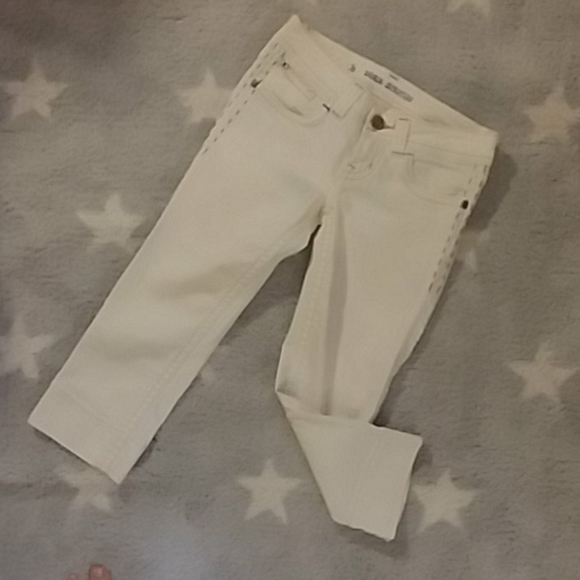 🌼MEK DENIM capri white jeans 🌼 - Picture 3 of 16